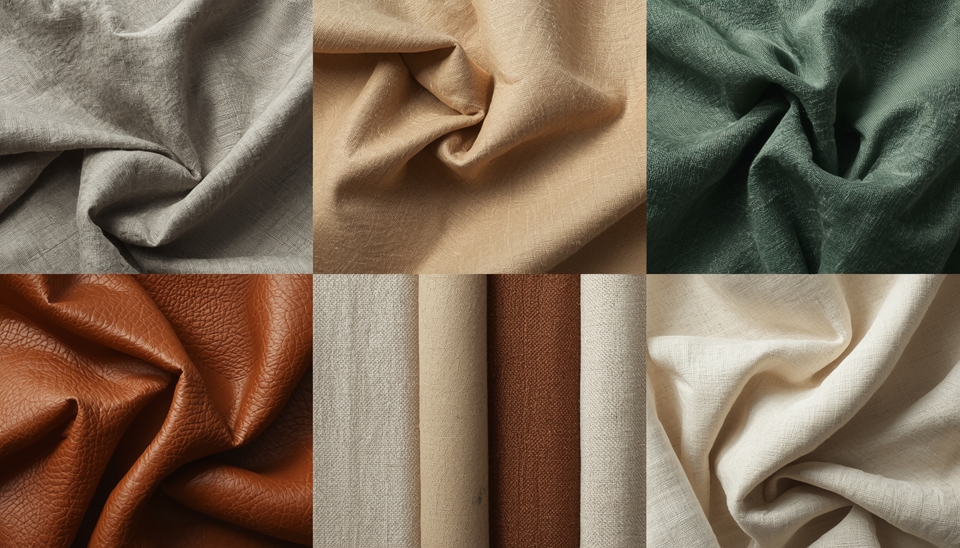 Fabric and upholstery materials